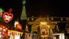 Blick auf das Riesenrad auf dem Bonner Weihnachtsmarkt